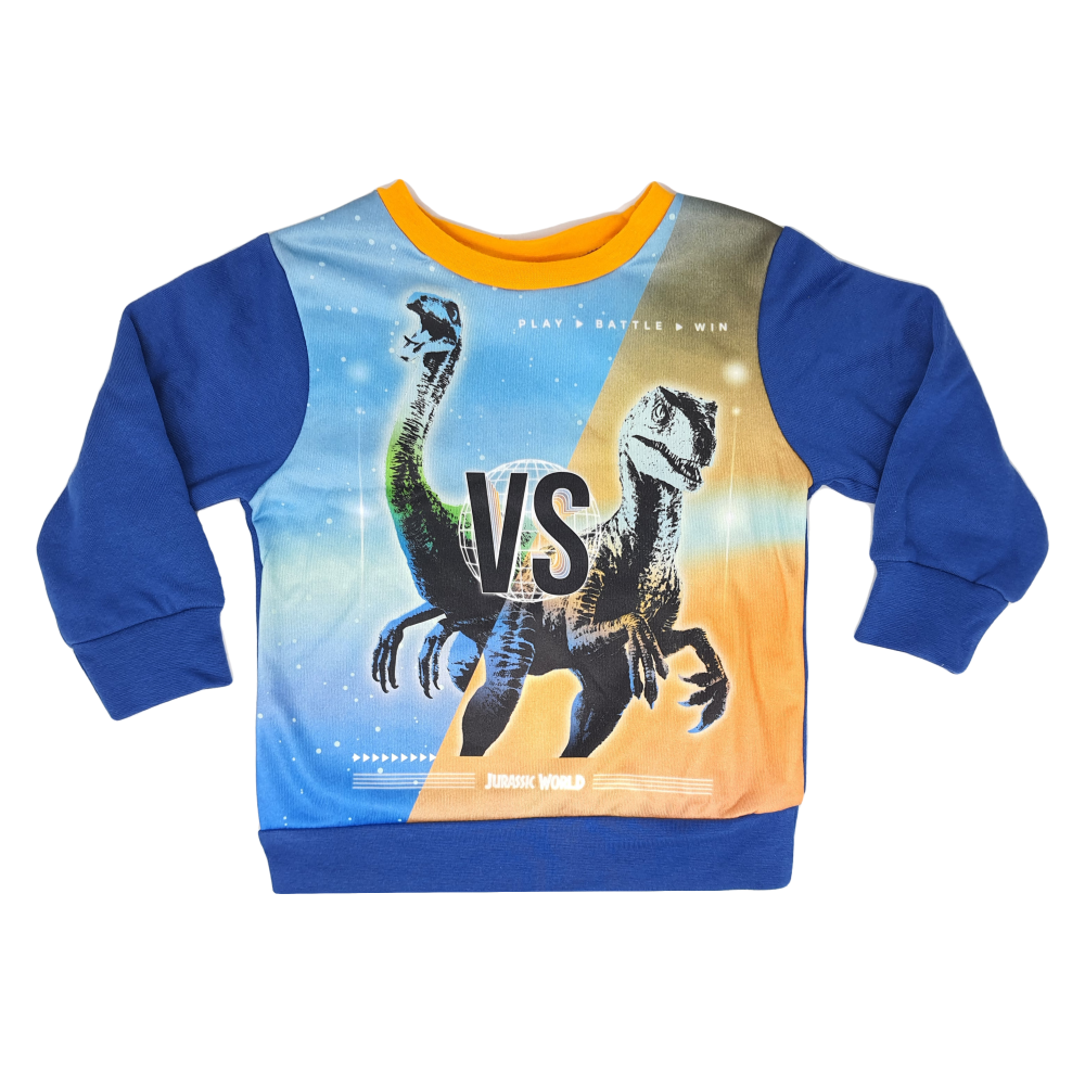Tuta Maglione Pantalone Jurassic World Bambino Sun City - Vh1179arancio