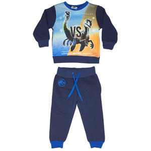 Tuta Maglione Pantalone Jurassic World Bambino Sun City - Vh1179blu