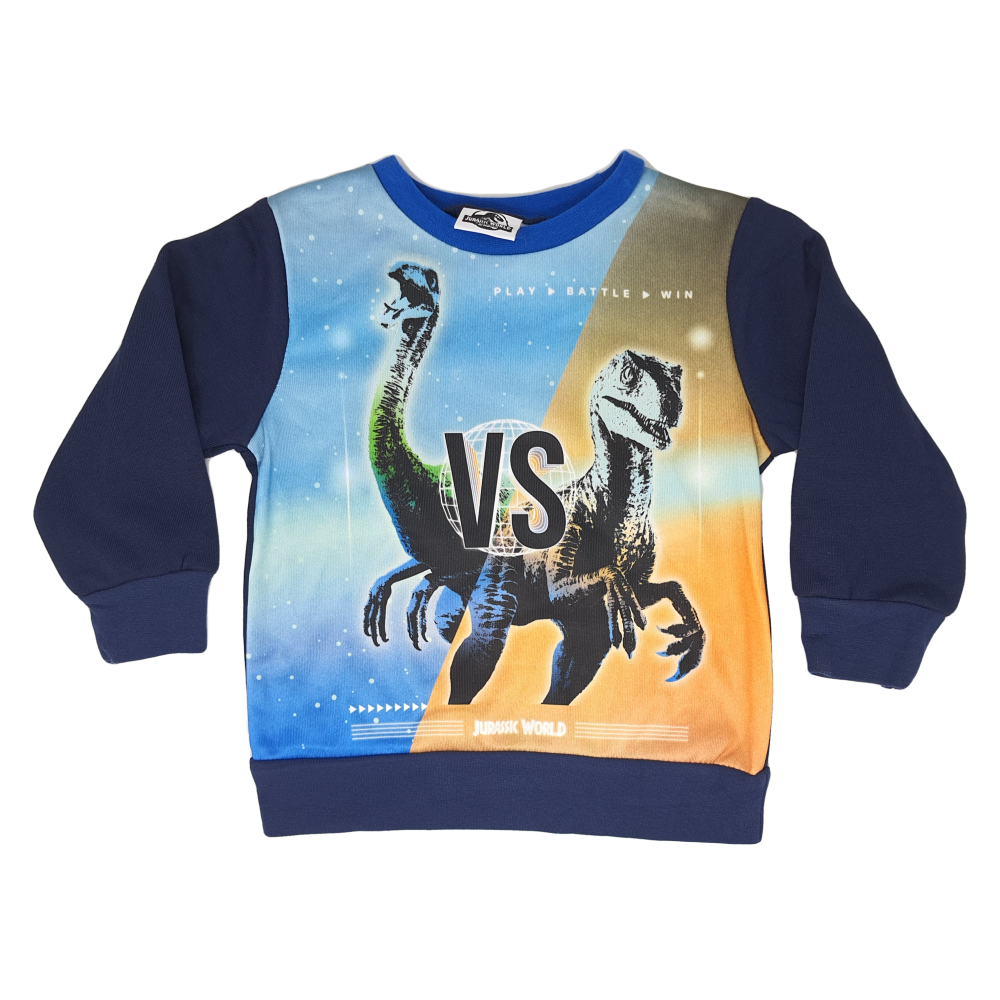 Tuta Maglione Pantalone Jurassic World Bambino Sun City - Vh1179blu