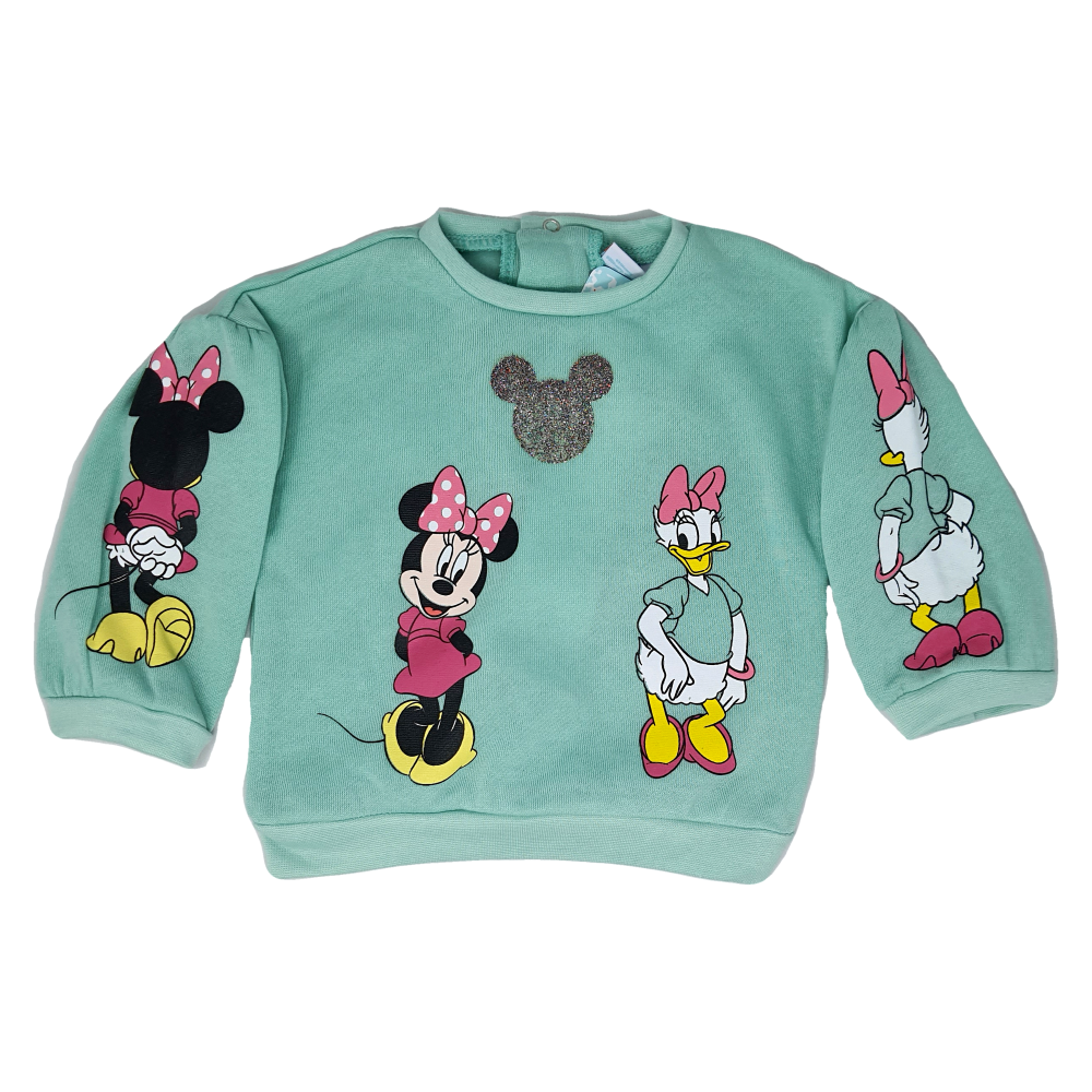 Maglione Minnie Mouse DISNEY Maglietta Neonata Sun City - Vh0003turchese