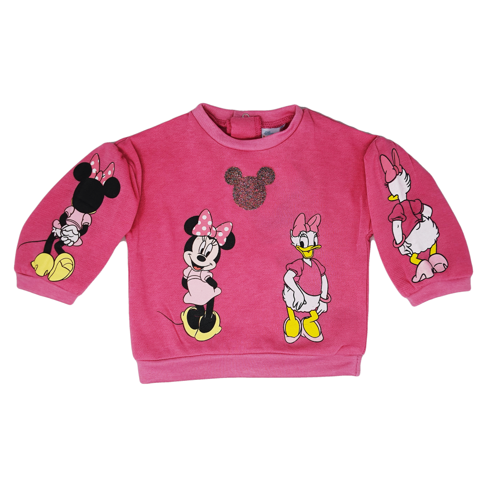 Maglione Minnie Mouse DISNEY Maglietta Neonata Sun City - Vh0003rosa