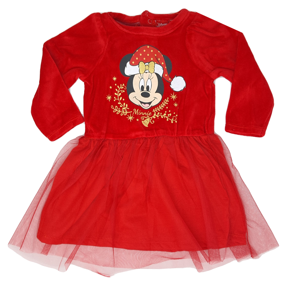 Scamiciata Natalizia Minnie Mouse DISNEY Neonata Sun City - Vh0049
