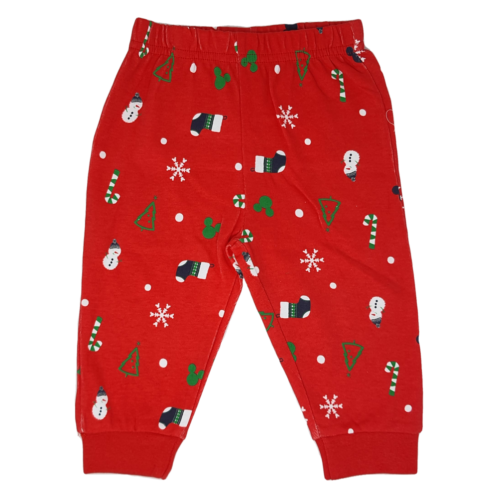 Pigiama Natalizio Mickey Mouse DISNEY Topolino Neonato Sun City - Vh0348rosso
