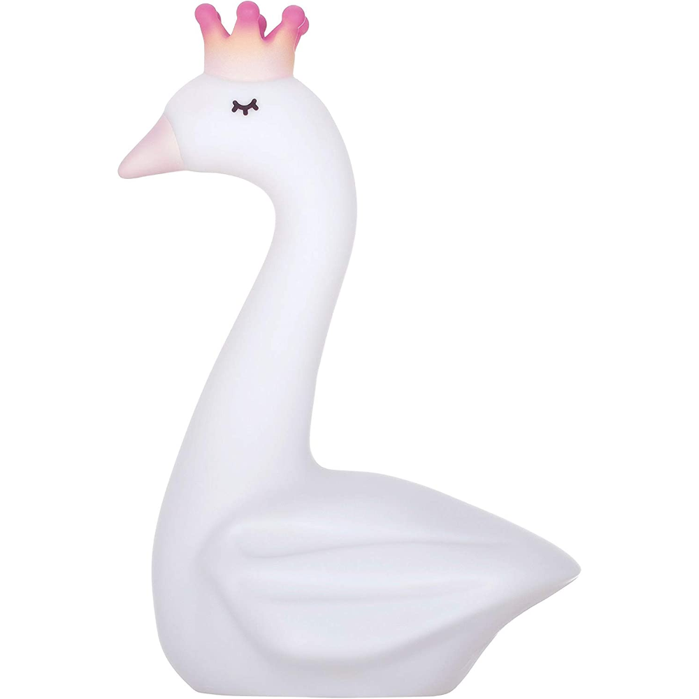 Lampada 3d Cigno Comodino Luce LED Colorate Batterie Ricaricabili - D334-21