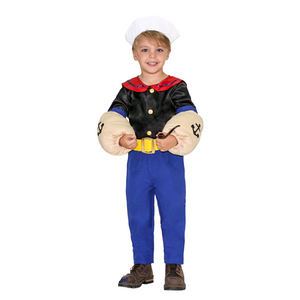 Vestito Carnevale Piccolo Marinaio Costume Travestimento Bambina - 51043