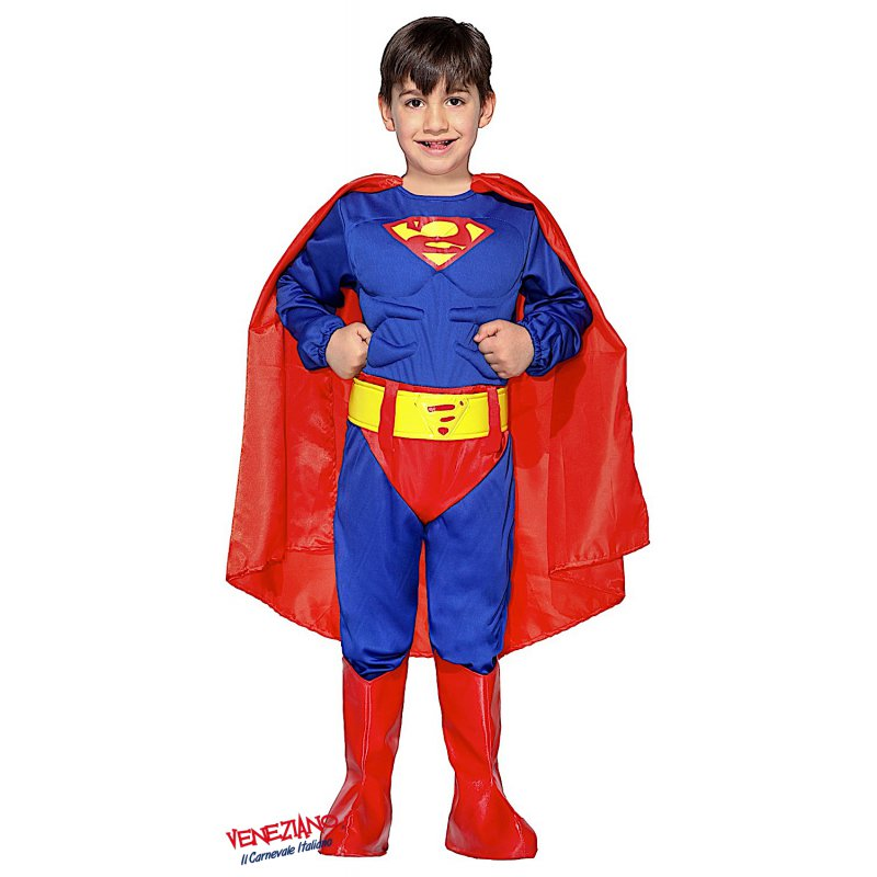 Costume Vestito Abito Travestimento Carnevale Bambino Super Eroe Baby 28020