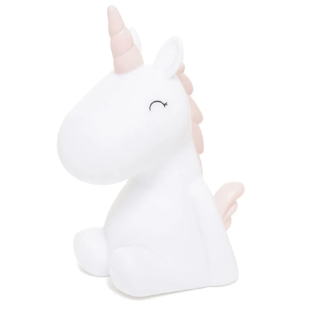 Mini Lampada 3d Unicorno Comodino Luce LED Colorate a Batterie - D470-03