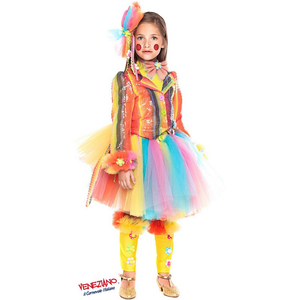 Vestito Carnevale Paglieccetta Prestige Costume Travestimento Bambina - 28036