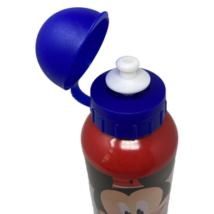 Borraccia in Alluminio Mickey Mouse DISNEY Topolino con Beccuccio e Coperchio 500 Ml - D04286mc/b