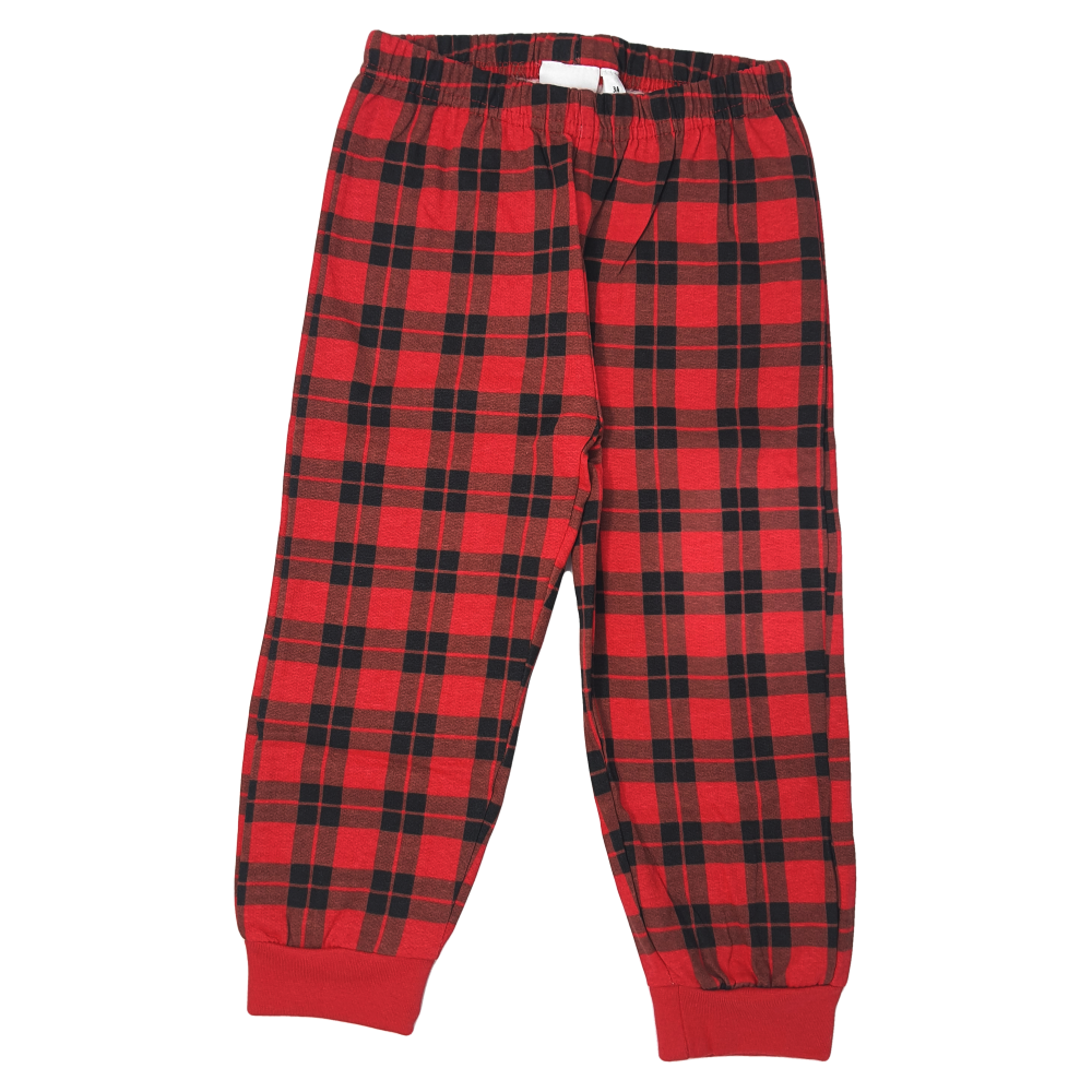 Pigiama Natalizio Minnie Mouse DISNEY T-Shirt Pantalone 100% Cotone Felpato - Min0679/1
