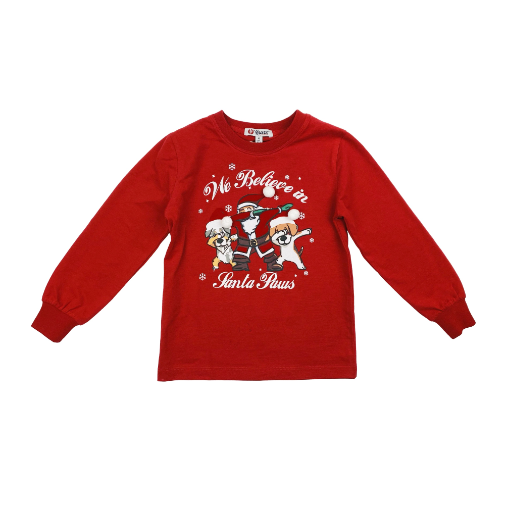 T-Shirt Natalizia M.l. Maglietta Yours Baby Bambina - Y7409