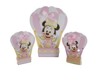 Bomboniera Minnie DISNEY 10 Pezzi Astuccioportaconfetti Mongolfiera Vuote