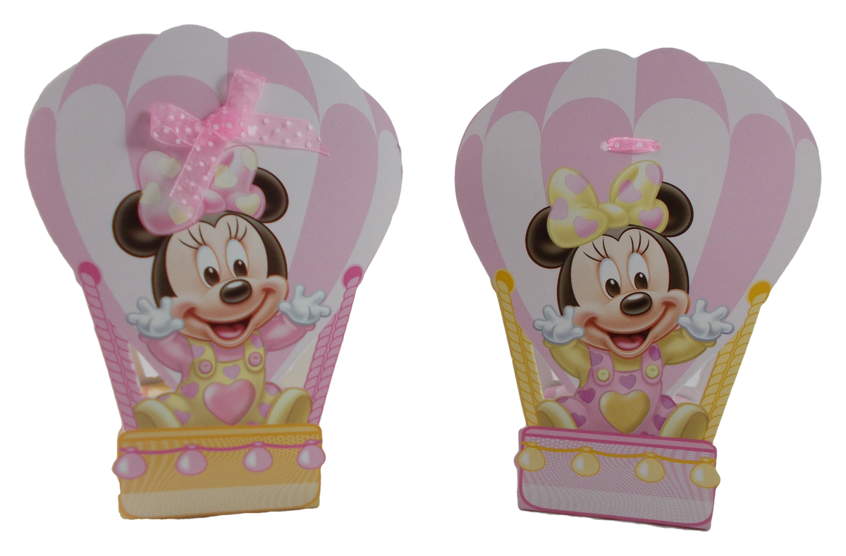 Bomboniera Minnie DISNEY 10 Pezzi Astuccioportaconfetti Mongolfiera Vuote
