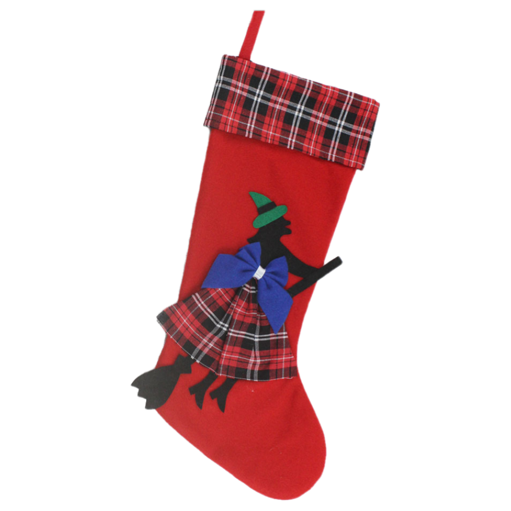 Calza Della Befana con Befana 45 CM in Pannolenci Dolci Regali Caramelle - 94953/1