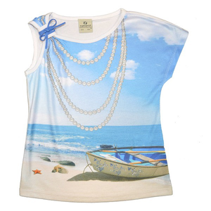 T-Shirt Maglietta Bambina Ragazza Mauli Birba Taglie 2/8 Anni - 24386