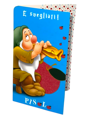 Biglietto Auguri Compleanno Nano Pisolo Simpatico e Originale