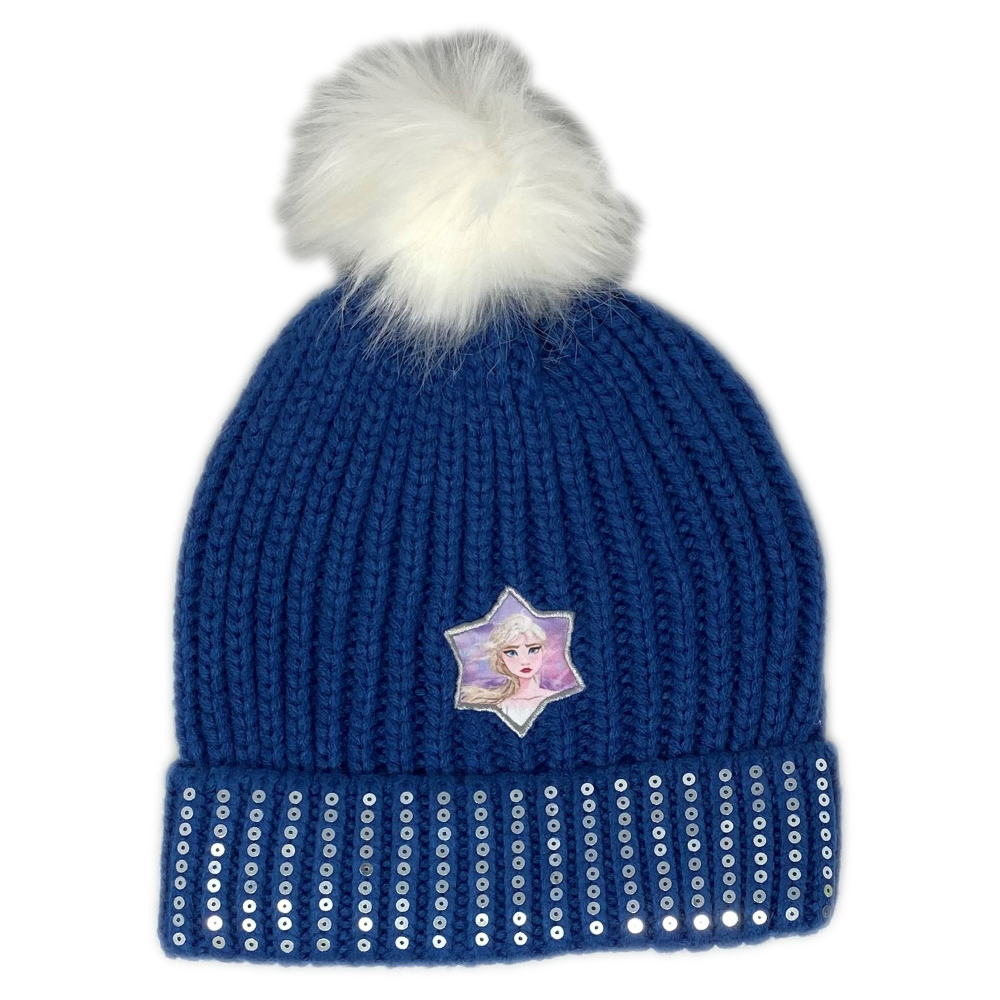 Cappello Invernale con Pon Pon Frozen Ii DISNEY Elsa Taglia Unica - 5909