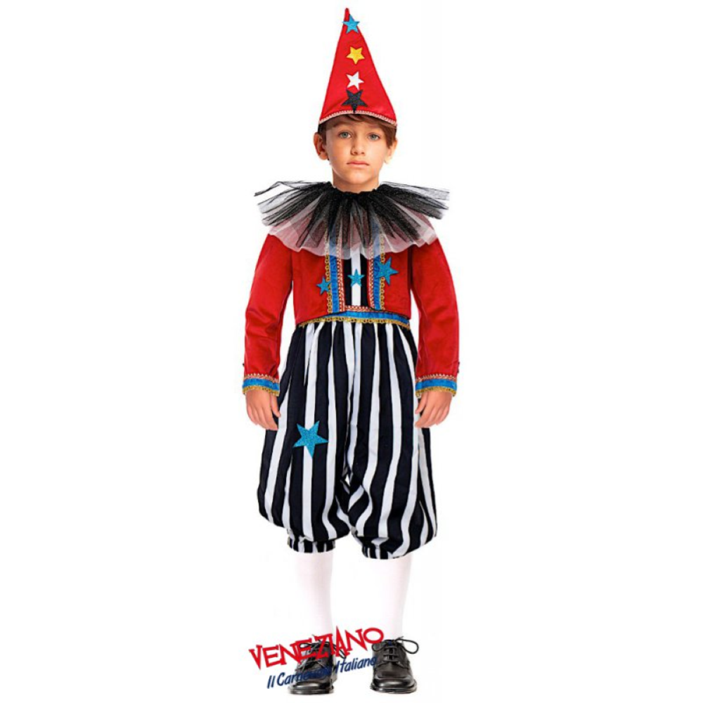 Vestito Carnevale Giocoliere Costume Travestimento Bambino - 57133