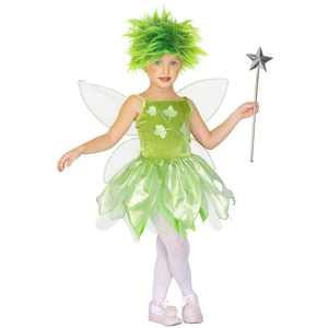 Costume Vestito Abito Travestimento Carnevale Bambina Fatina Dei Boschi