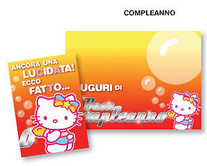 Biglietto Auguri DISNEY Hello Kitty Compleanno 01