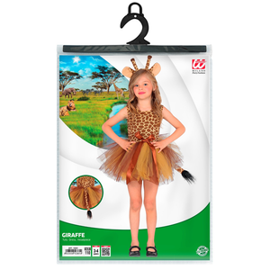 Set Travestimento Giraffa Tutu Copricapo Accessori Carnevale - 10361