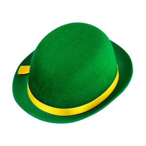 Bombetta Verde Clown Cappello in Feltro Accessri Abito Vestito Carnevale Bambino - 32634