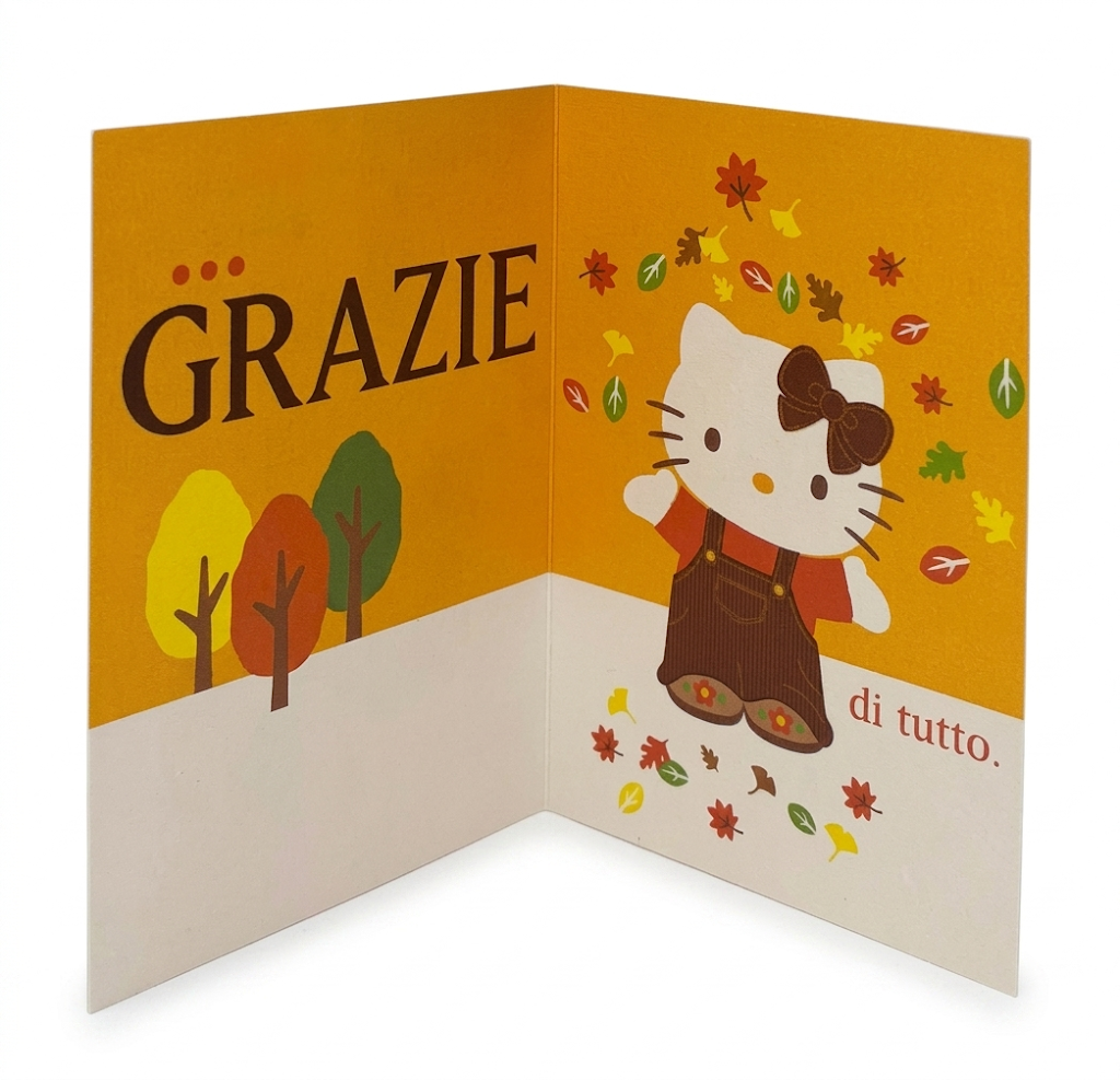 Biglietto Auguri DISNEY Hello Kitty Grazie