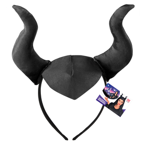 Cerchietto con Applicazioni Malefica Accessori Travestimento Carnevale - 00310