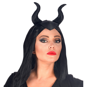 Cerchietto con Applicazioni Malefica Accessori Travestimento Carnevale - 00310