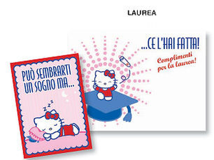 Biglietto Auguri DISNEY Hello Kitty 18° Compleanno 02