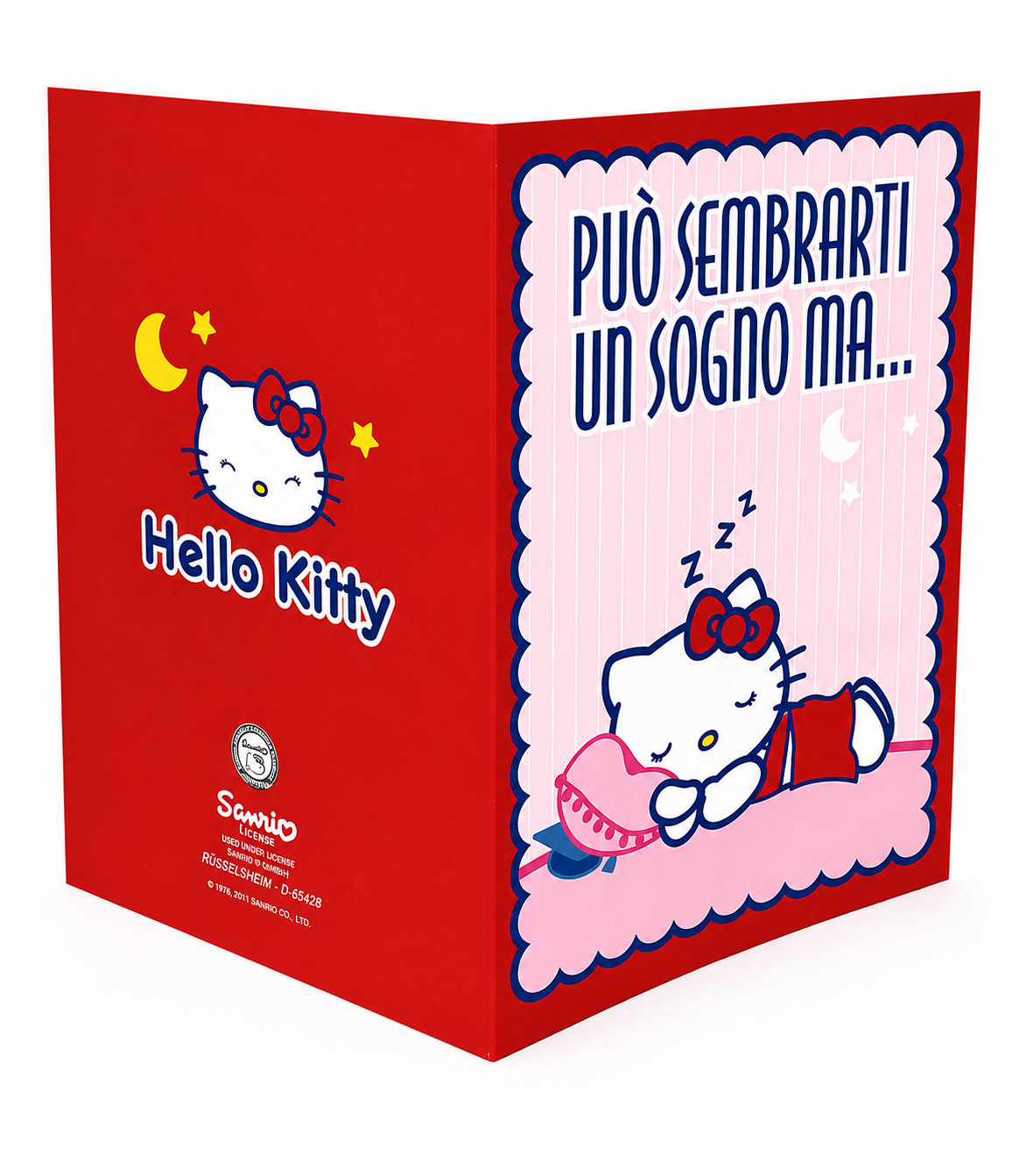 Biglietto Auguri Hello Kitty Biglietto Originale di Compleanno con Grafica Dolce e Simpatica