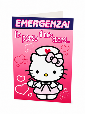 Biglietto Auguri Hello Kitty Ti Voglio Bene Emergenza Amore