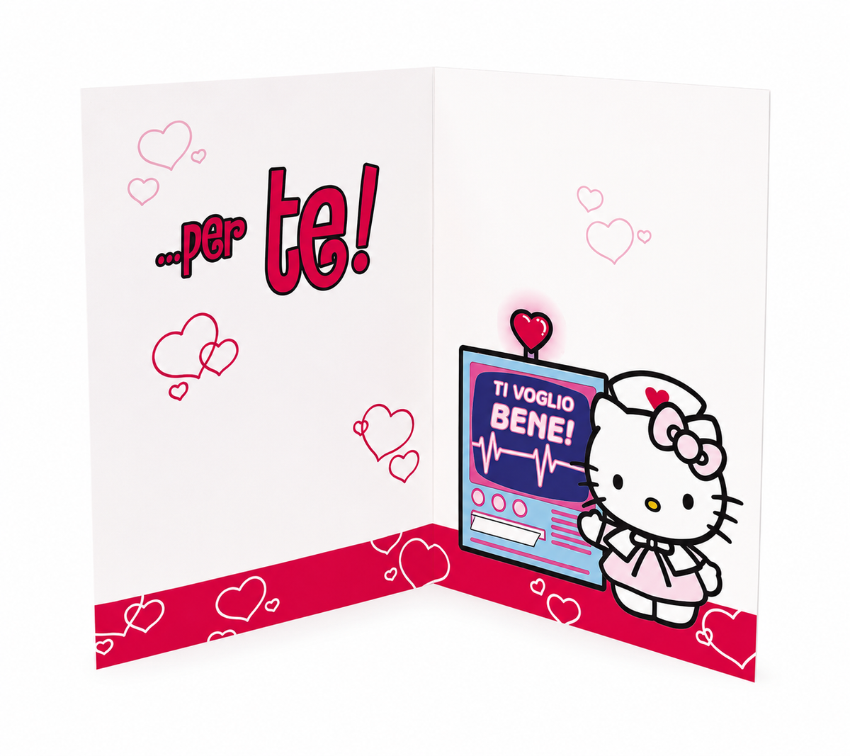 Biglietto Auguri Hello Kitty Ti Voglio Bene Emergenza Amore