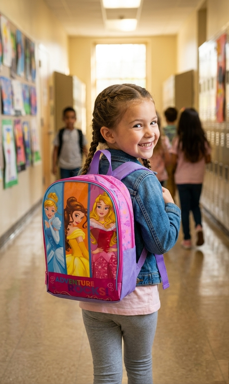 Zaino Asilo Principesse DISNEY Borsa 31 CM per Scuola Materna O Tempo Libero - Ast1941
