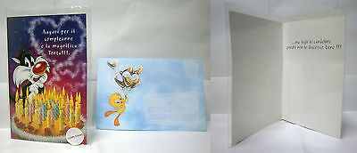 Biglietto Auguri DISNEY Silvestro Buon Compleanno 17,5x11 CM 03