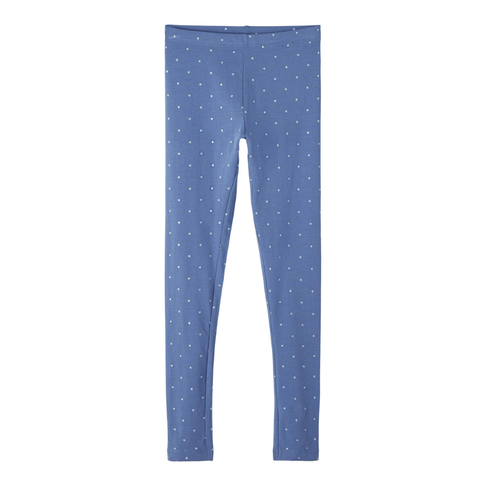Leggings con Pois Pantaloni Ragazza - 13212336celeste