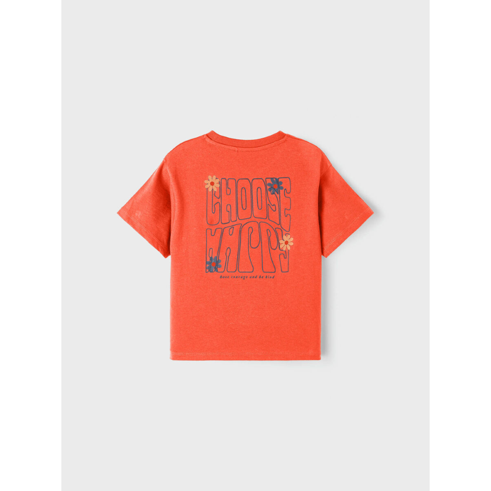 T-Shirt M.c. Maglietta Ragazza 100%co - 13212128arancio