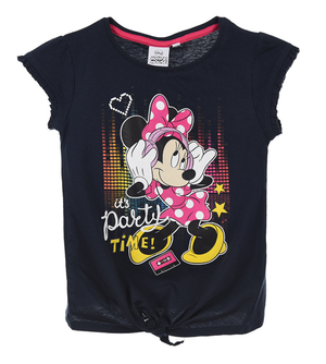 T-Shirt Maxi Maglietta Minnie DISNEY Bambina Ragazza Sun City 3/8 Anni - Qe1213blu