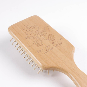 Spazzola Piatta per Capelli in Legno Minnie Mouse DISNEY 22 CM - 2327