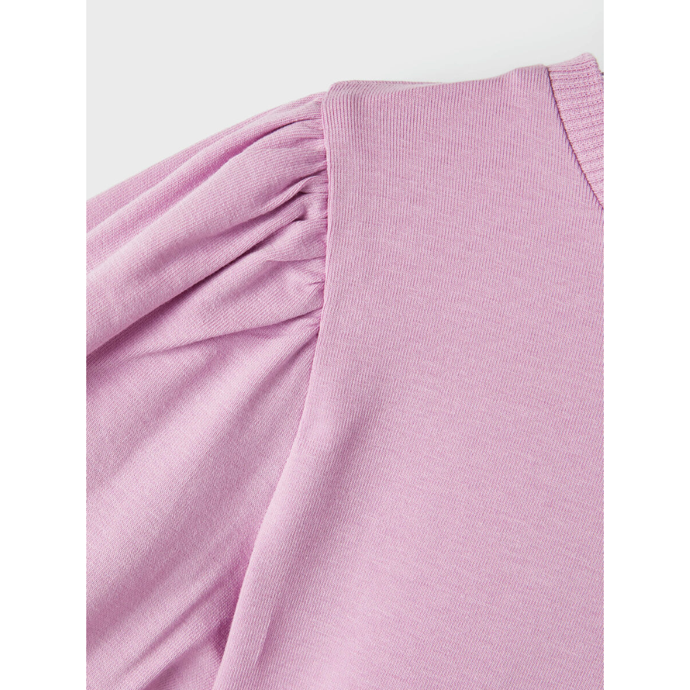 T-Shirt M.c. Manica a Sbuffo Maglietta Bambina - 13213333rosa