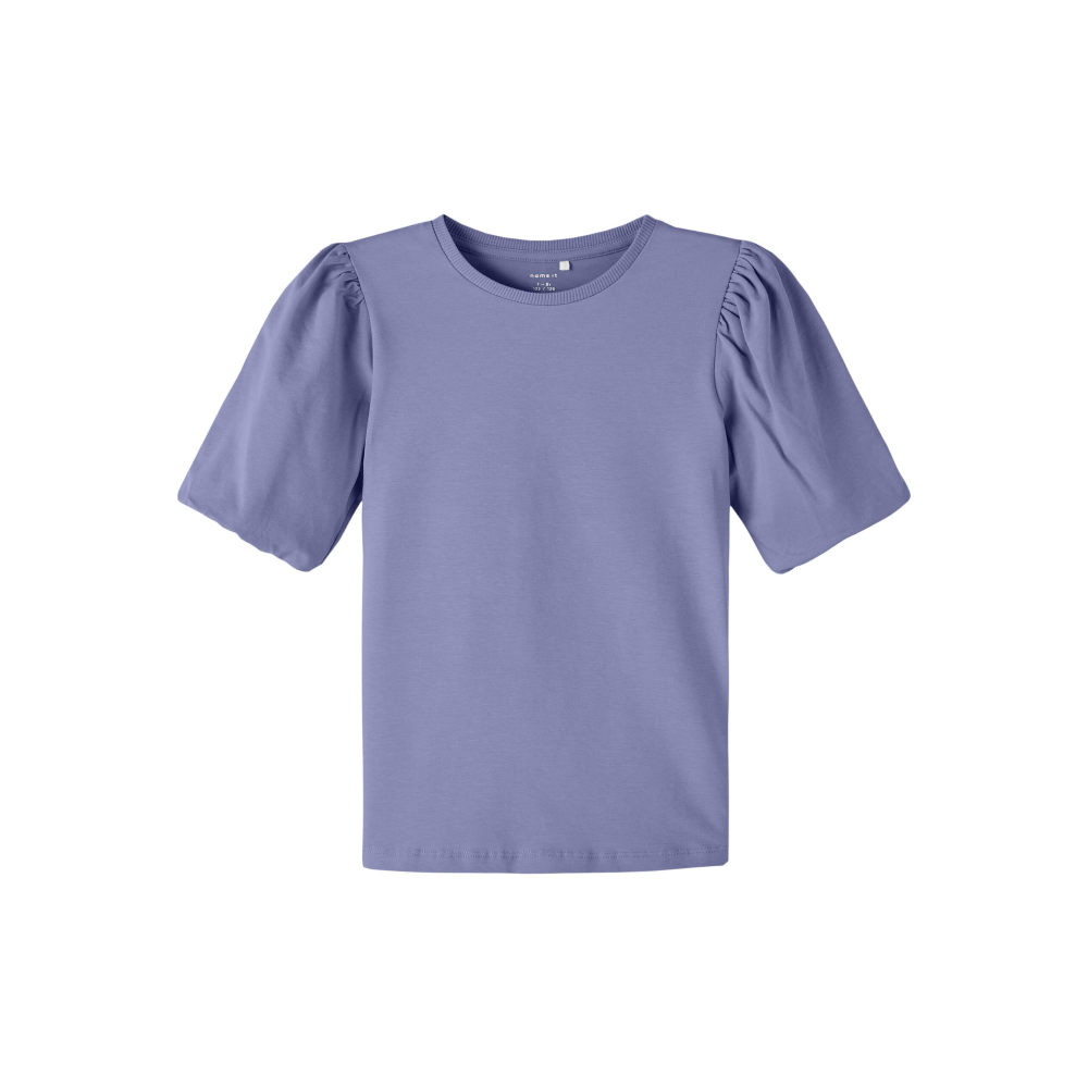 T-Shirt M.c. Manica a Sbuffo Maglietta Bambina - 13213333viola