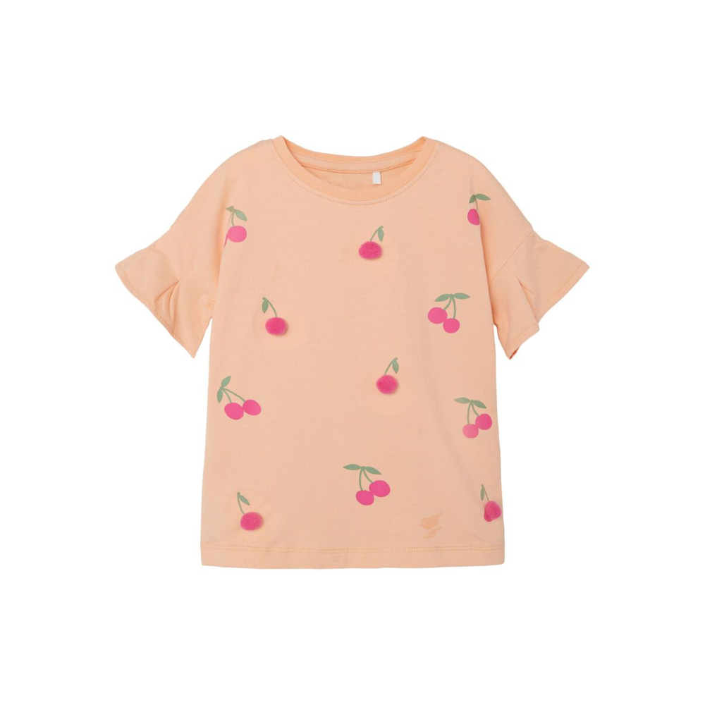 T-Shirt M.c. Maglietta con Applicazioni Bambina - 13215688rosa