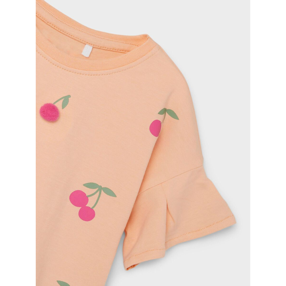 T-Shirt M.c. Maglietta con Applicazioni Bambina - 13215688rosa