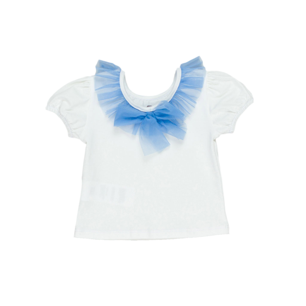 T-Shirt Neonata Maglietta con Tulle Mailisa Bai - Fl5062
