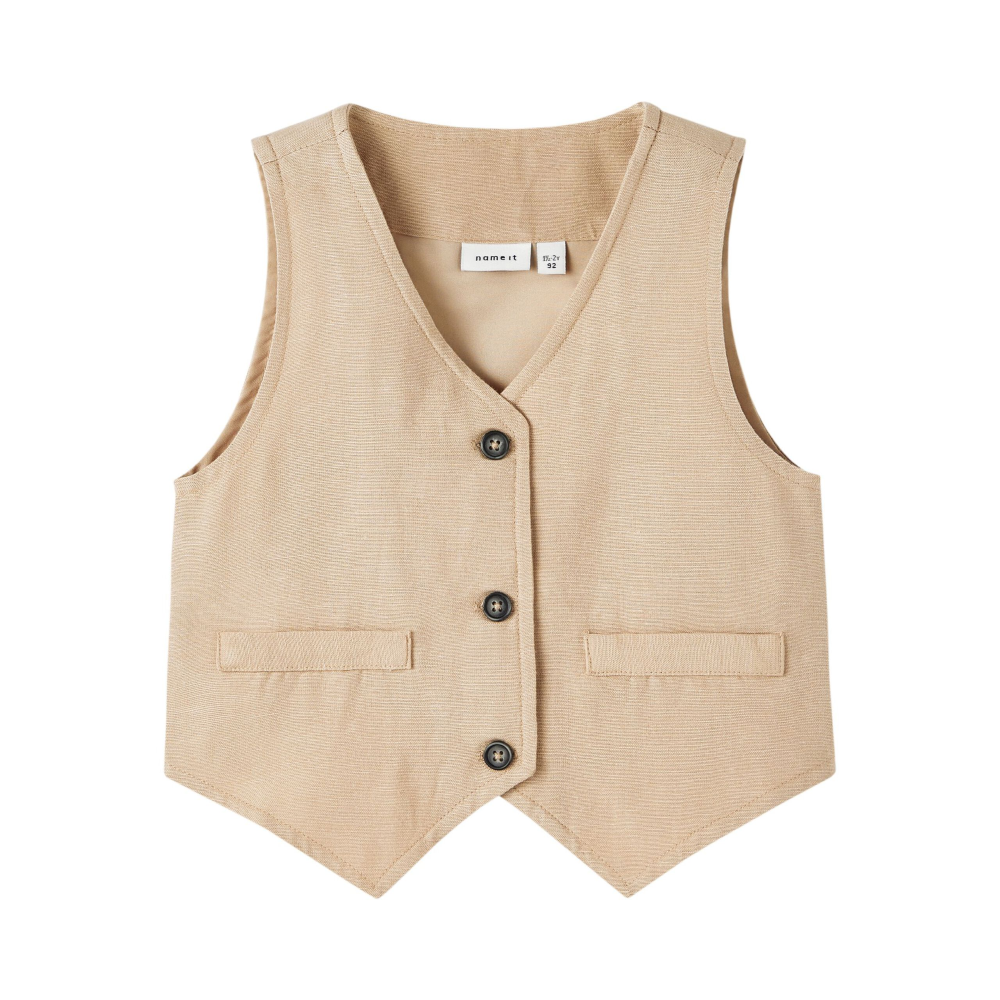 Gilet Bambino Panciotto Foderato Ragazzo - 13214175beige