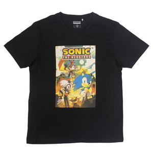 T-Shirt M.c. Sonic Maglietta 100% Co Adulto - 7583