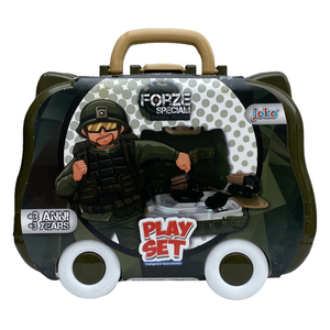 Valigetta Gioco Forze Speciali 6 Pezzi Accessori Veicoli Militari Bambini - Toy0649