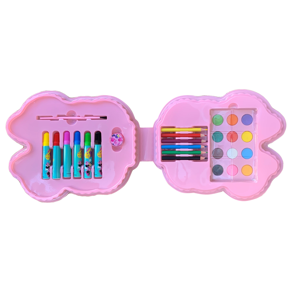 Set Colori Minnie Mouse DISNEY 26 Pezzi Confezione Sagomata - Min0830
