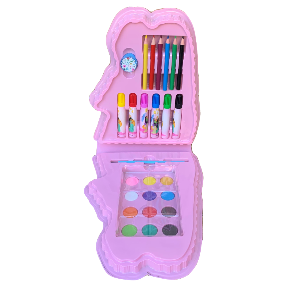 Set Colori Principesse DISNEY 26 Pezzi Confezione Sagomata - Pr0830