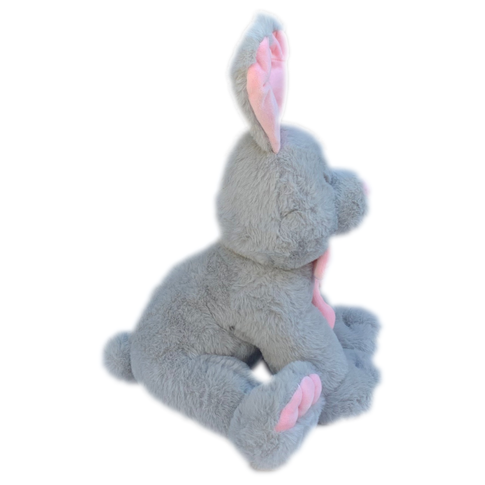 Peluche Leprotto Grigio Grs Cm. 30 Plastica Reciclata Lelly - 800232